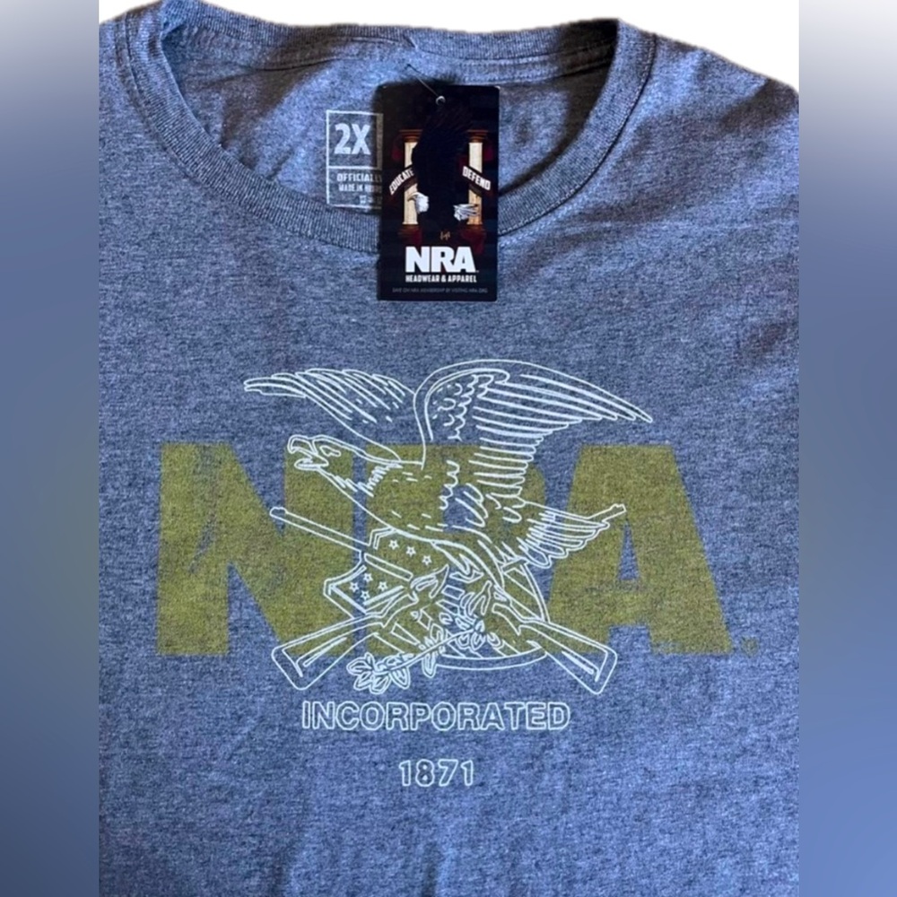 NRA tshirt. National Rifle Association. New with tags. Mens size XXL